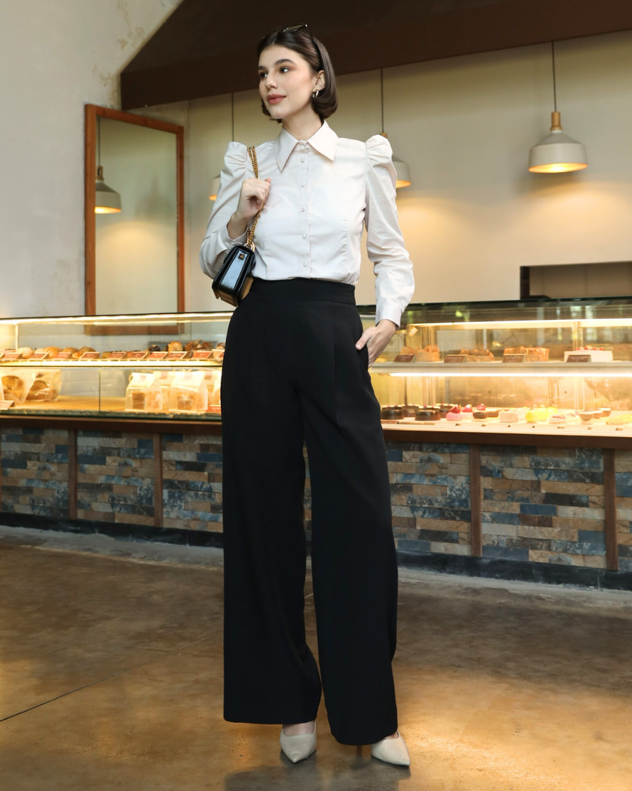 Jessie High Waisted Trouser | Celana Wanita - Classy Missy