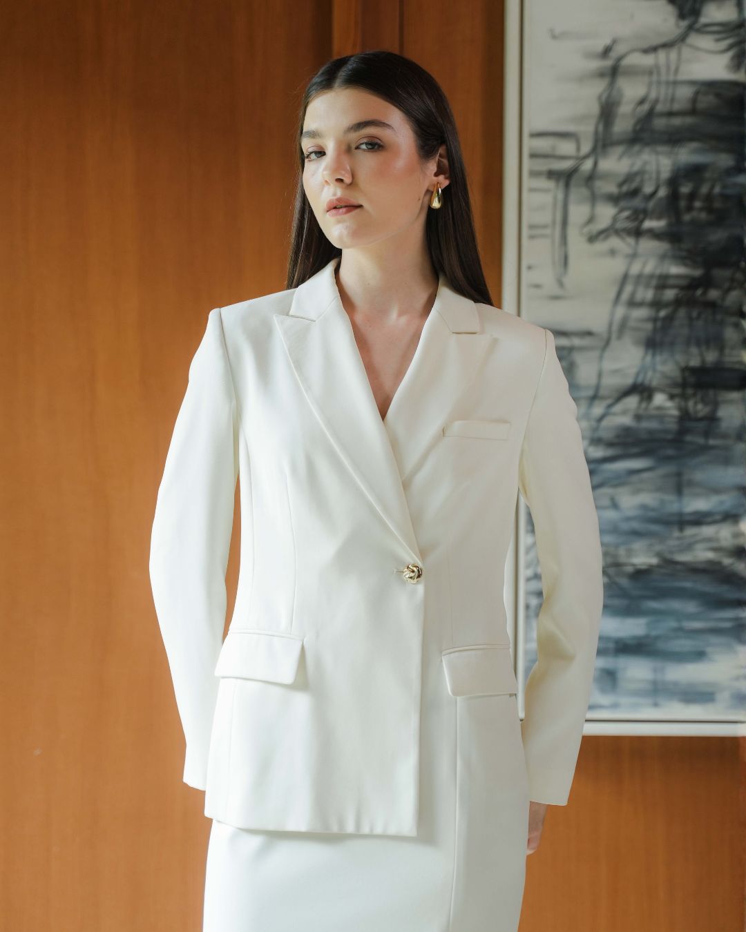 INVIO Belisse Blazer Dress | Dress Jas Wanita - Amber Collection