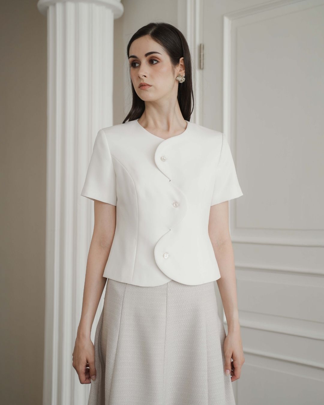 Claude Ripple Top