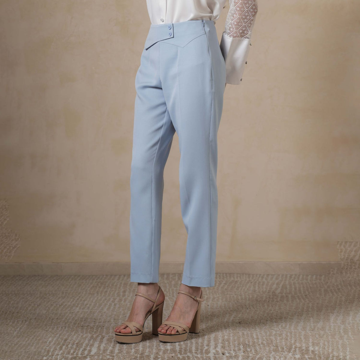 INVIO Darlene Tab Waist Trousers | Celana Wanita - Marea Collection