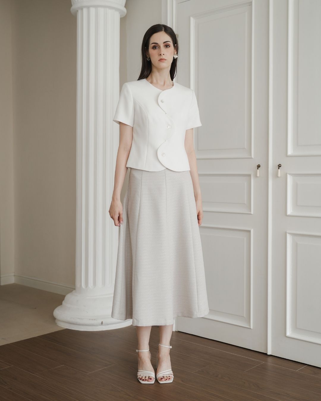 Claude Ripple Top
