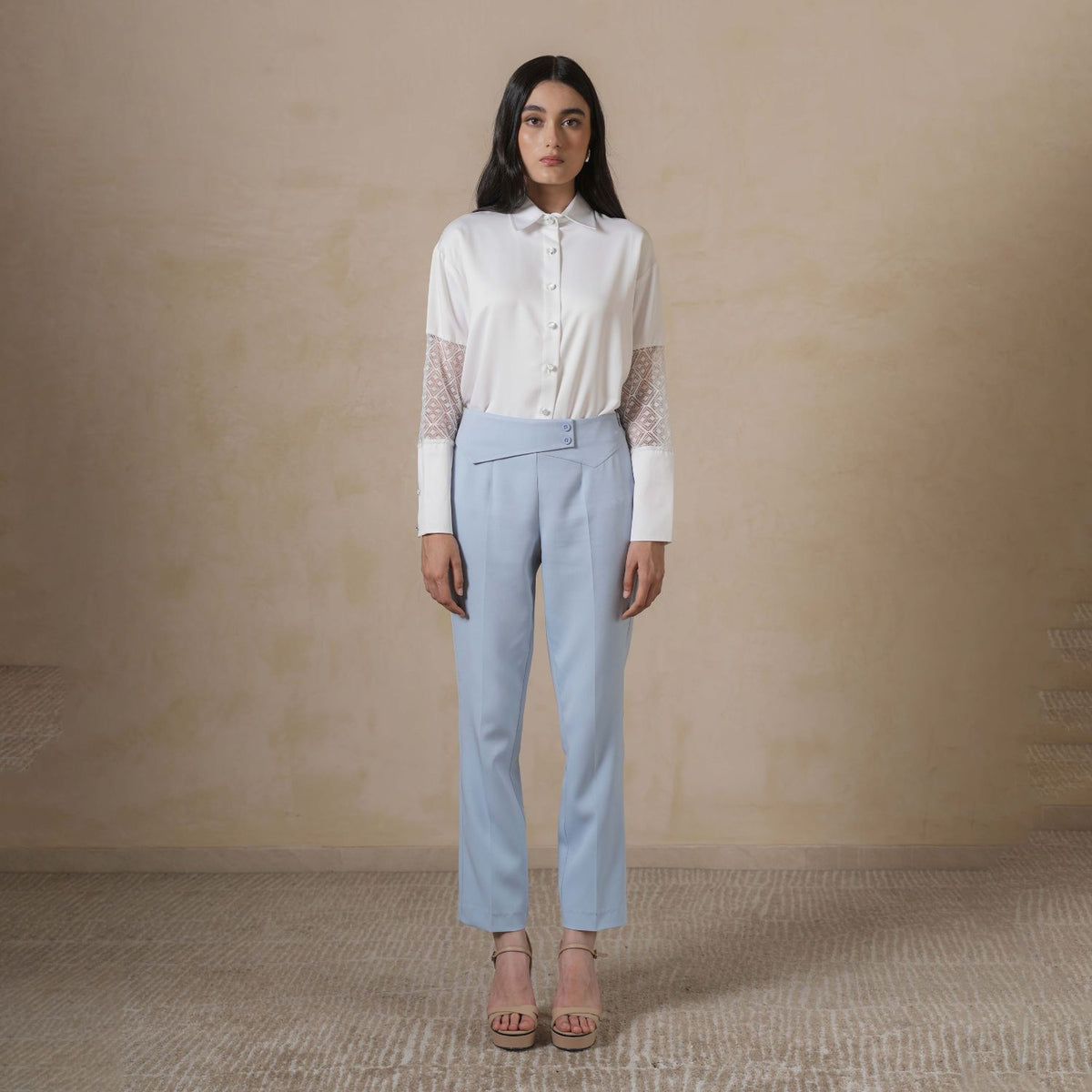 INVIO Darlene Tab Waist Trousers | Celana Wanita - Marea Collection