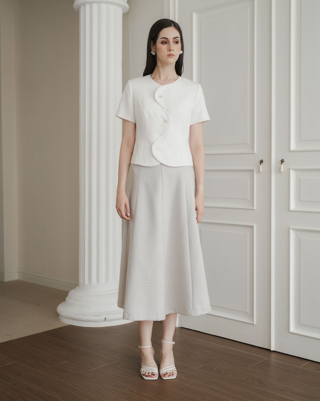 Claude Ripple Top