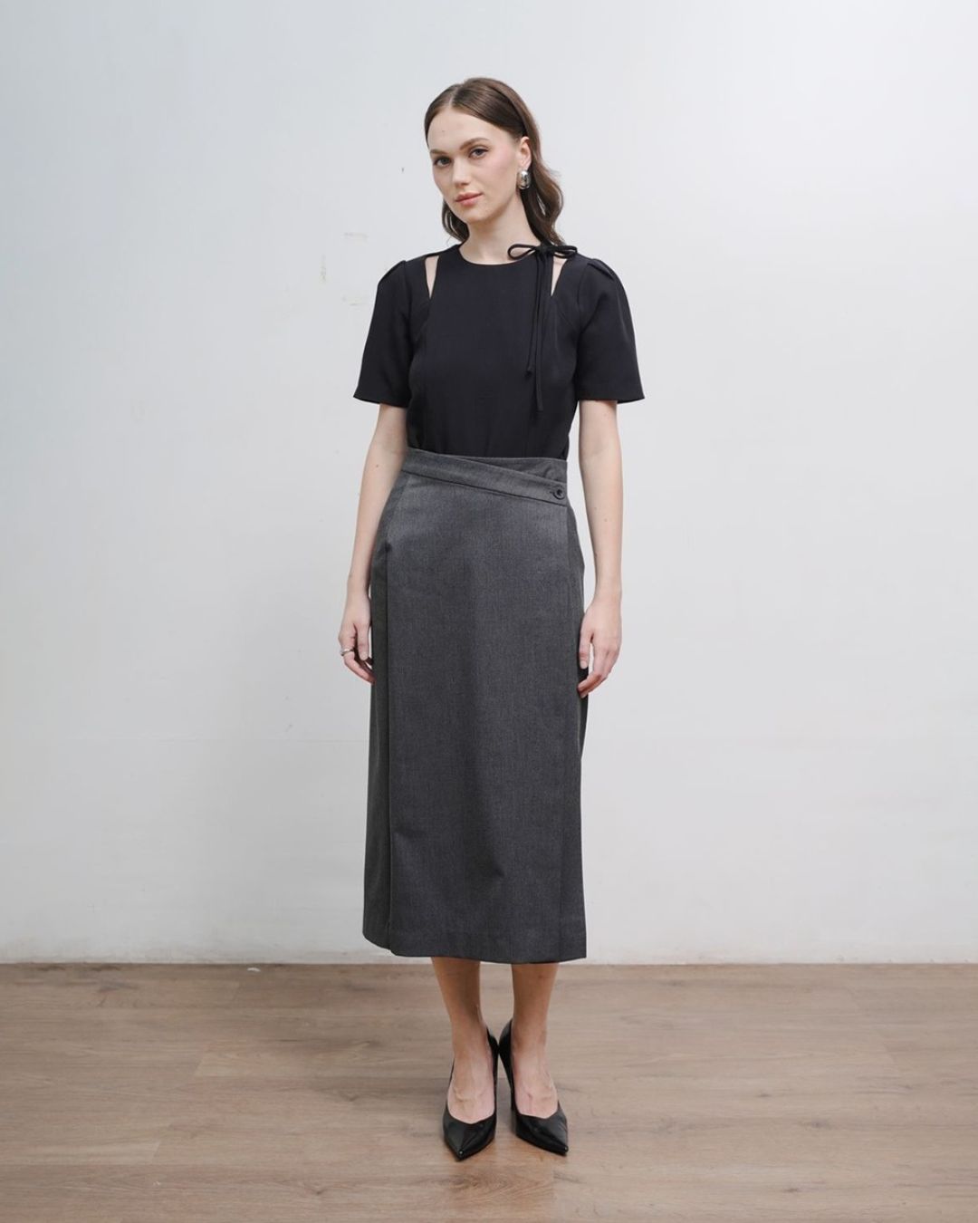 INVIO Zadie Layered Waist Skirt | Rok Wanita - Atelier Collection