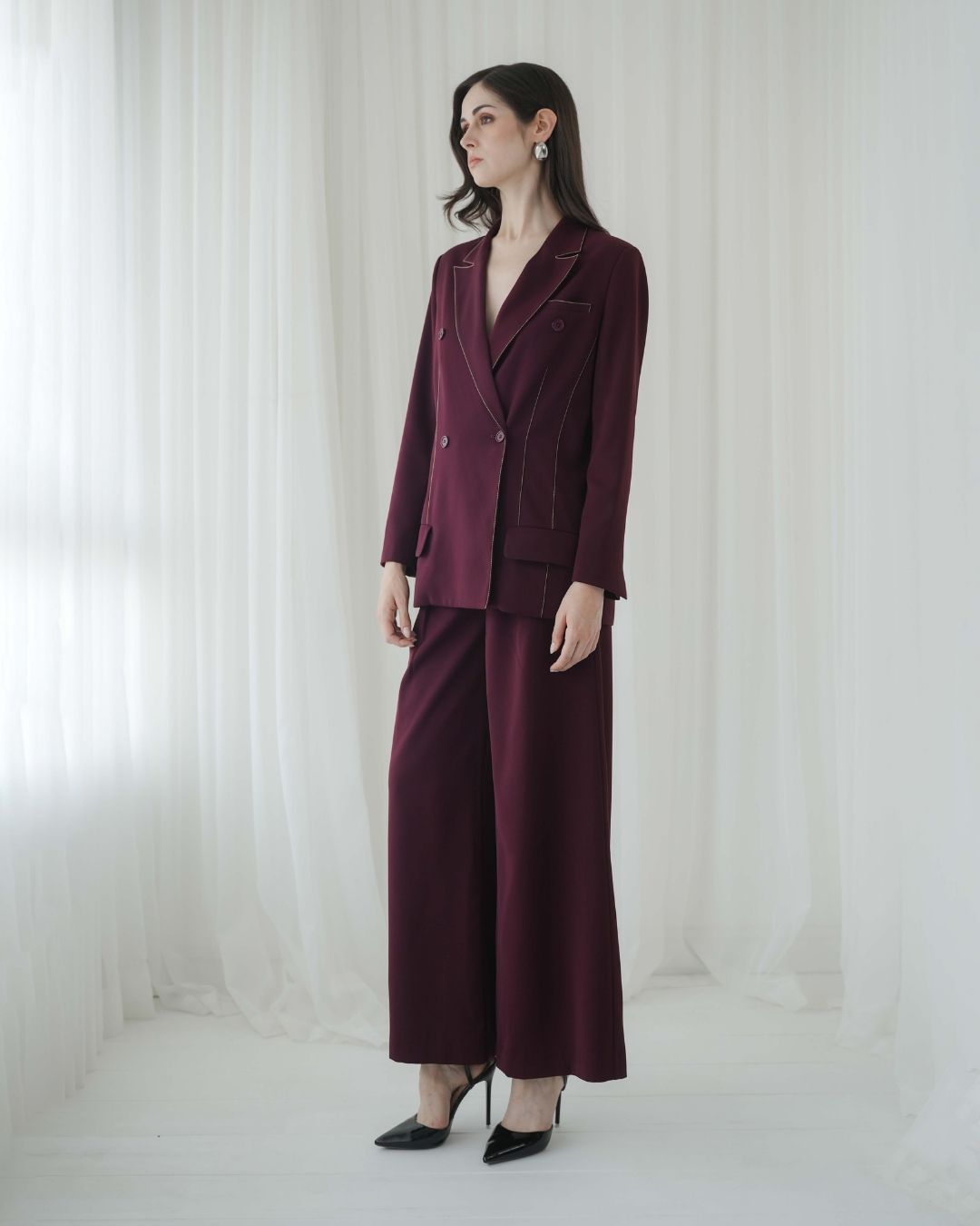 Constella Accent Stitch Blazer