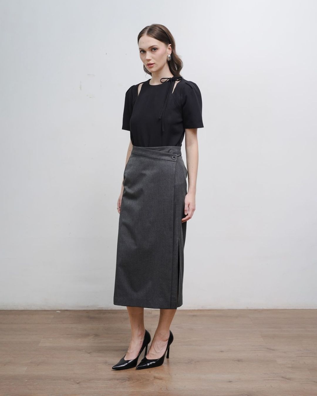 INVIO Zadie Layered Waist Skirt | Rok Wanita - Atelier Collection