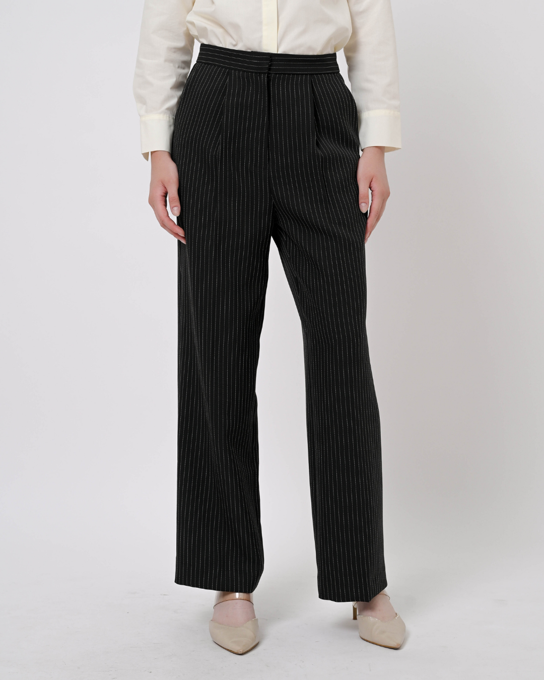 Heriette Stripe Trouser | Celana Wanita - Everlasting