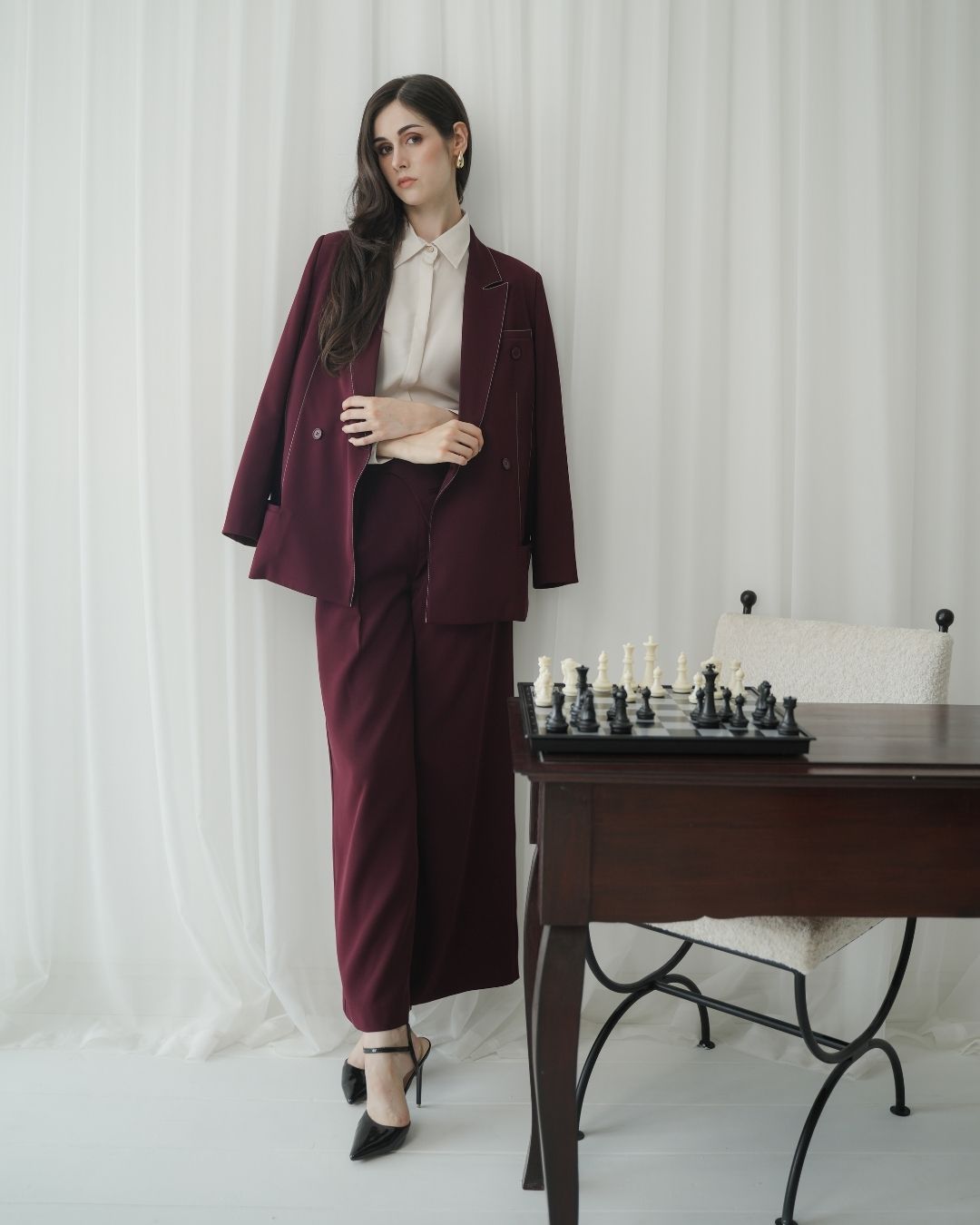 Constella Accent Stitch Blazer