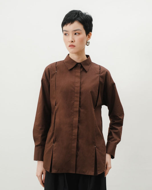 INVIO Vynette Seam Shirt | Atasan Kemeja Wanita - Resonance