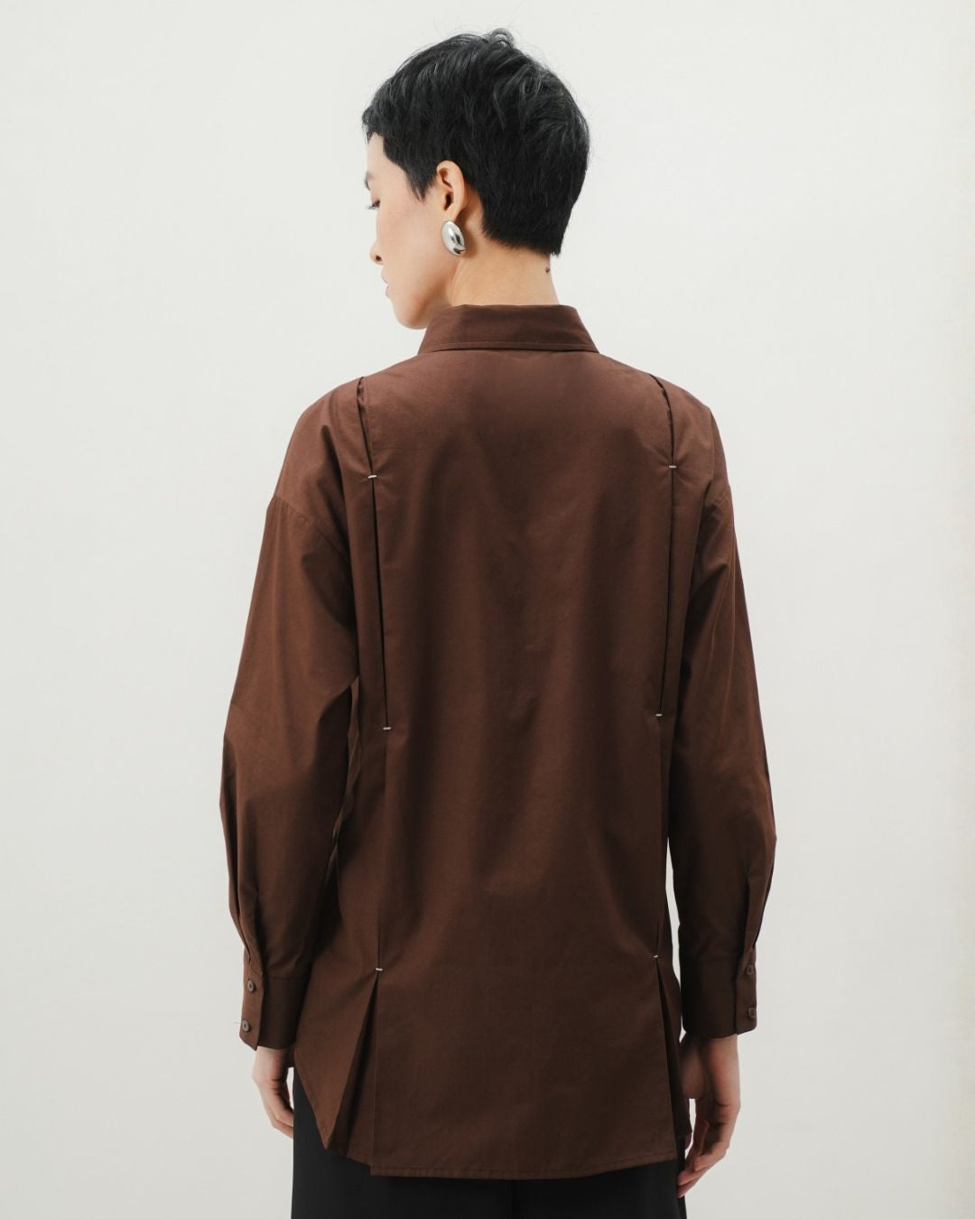 INVIO Vynette Seam Shirt | Atasan Kemeja Wanita - Resonance