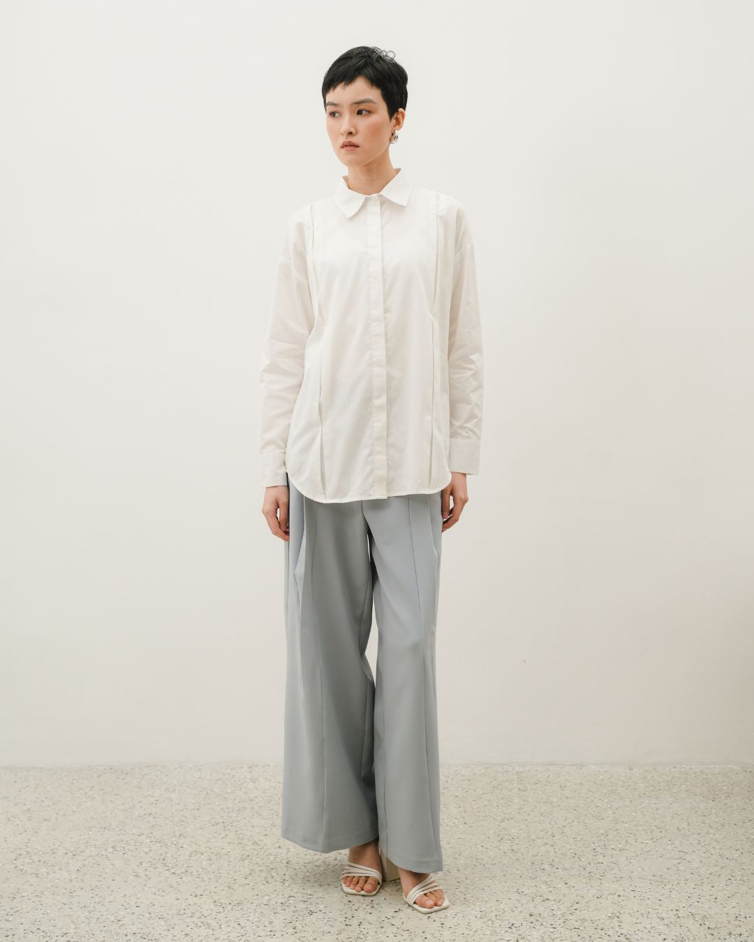 INVIO Vynette Seam Shirt | Atasan Kemeja Wanita - Resonance