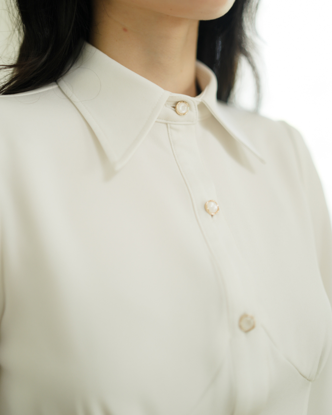 INVIO Rivenna Peplum Shirt | Kemeja Atasan Wanita - Aurist