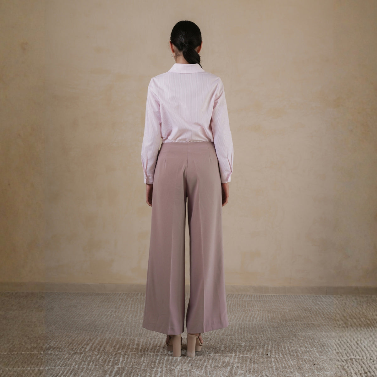 INVIO Despina Overlap Fold Trousers | Celana Wanita - Marea Collection