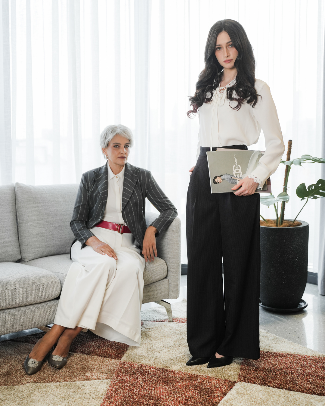 INVIO Charlton Multiway Stripe Blazer | Jas Wanita - Runway