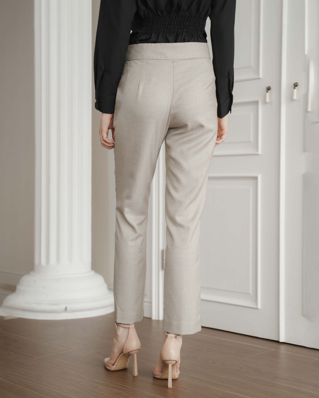 Caryn Buckle Waist Trousers