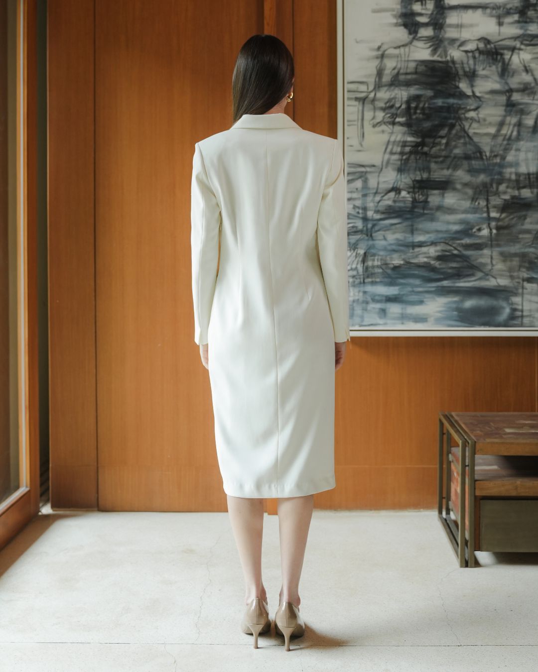 INVIO Belisse Blazer Dress | Dress Jas Wanita - Amber Collection