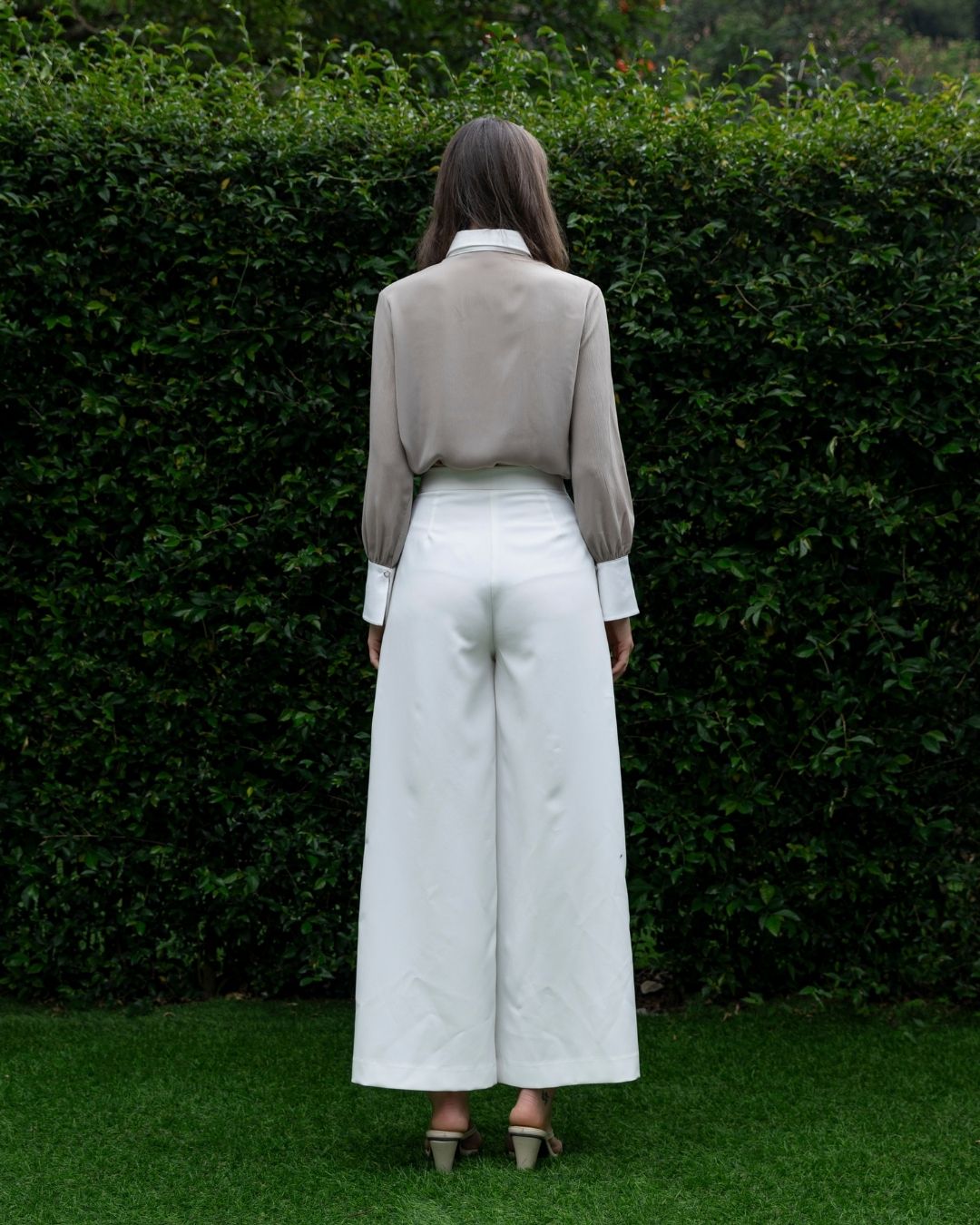 INVIO Tara Fold Trousers | Celana Wanita - Luminescence