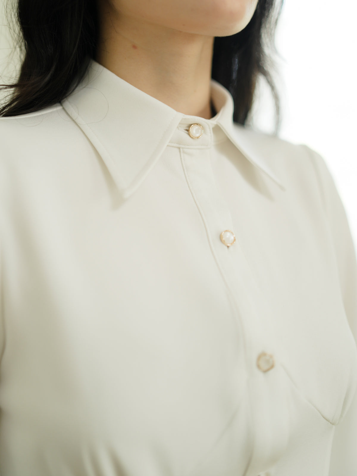 INVIO Rivenna Peplum Shirt | Kemeja Atasan Wanita - Aurist