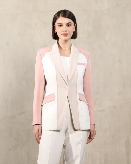 Jennie Multicolor Textural Blazer | Jas Wanita - Classy Missy