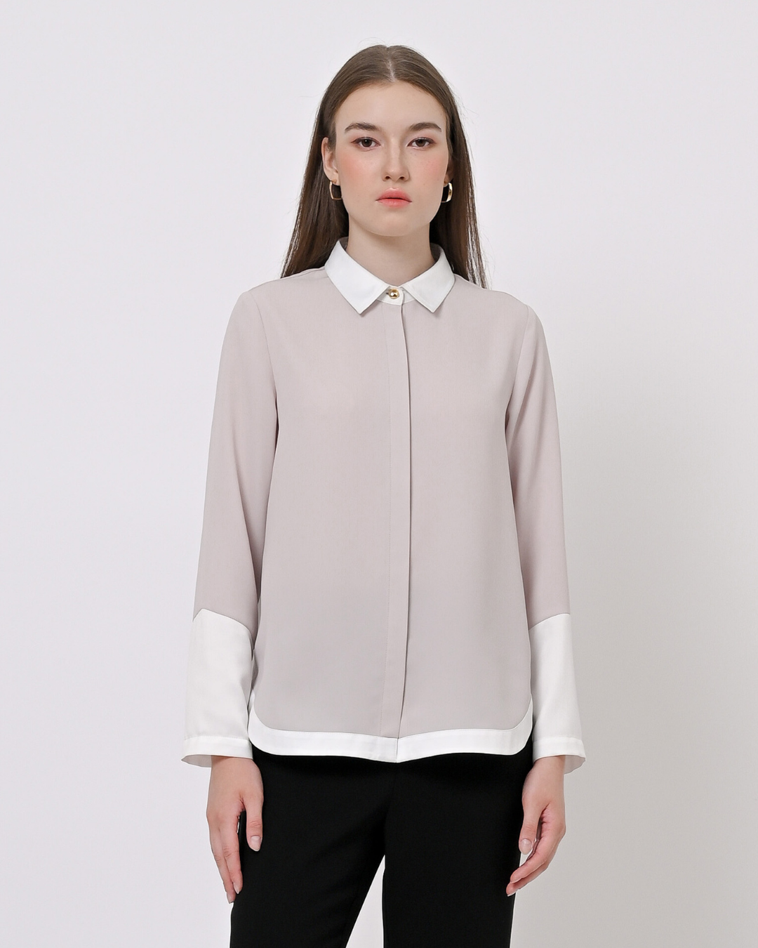 Hayden Two Color Blouse | Atasan Wanita - Everlasting