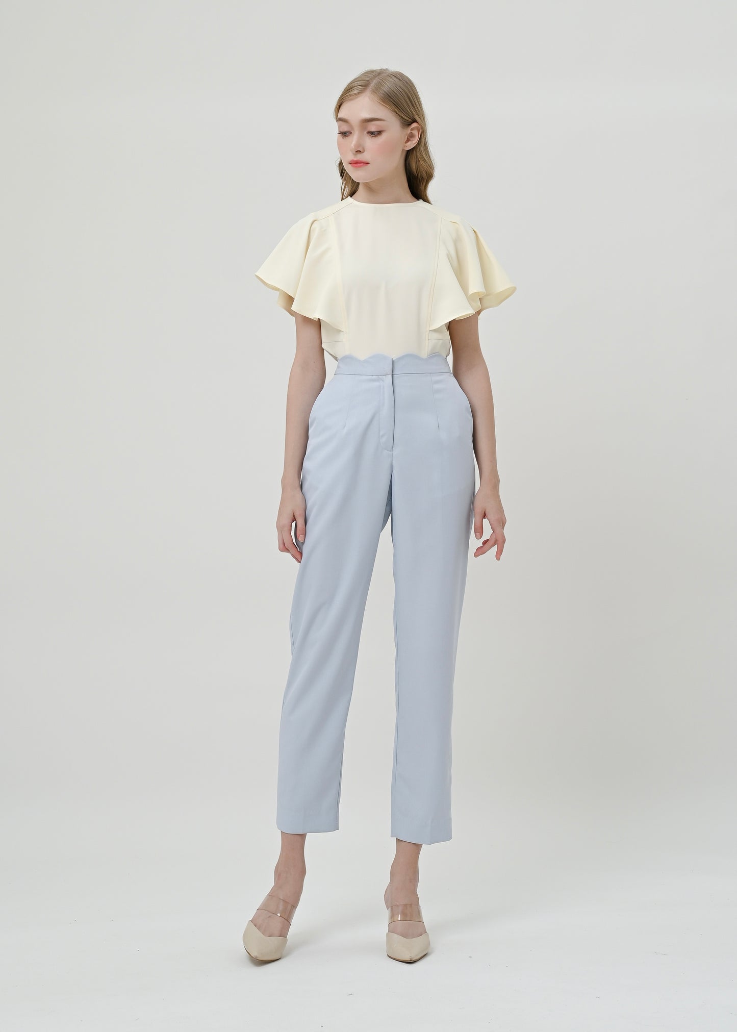 Polly Scalloped Trouser