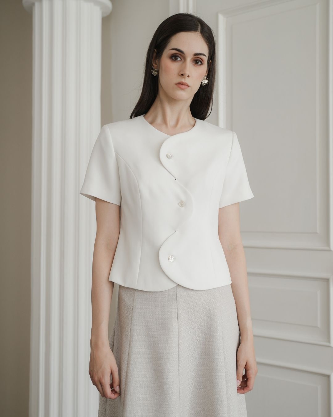 Claude Ripple Top