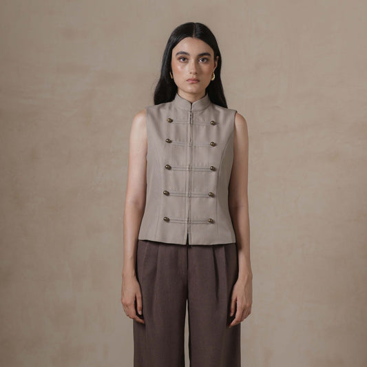 INVIO Dixie Napoleon Vest | Rompi Wanita - Marea Collection