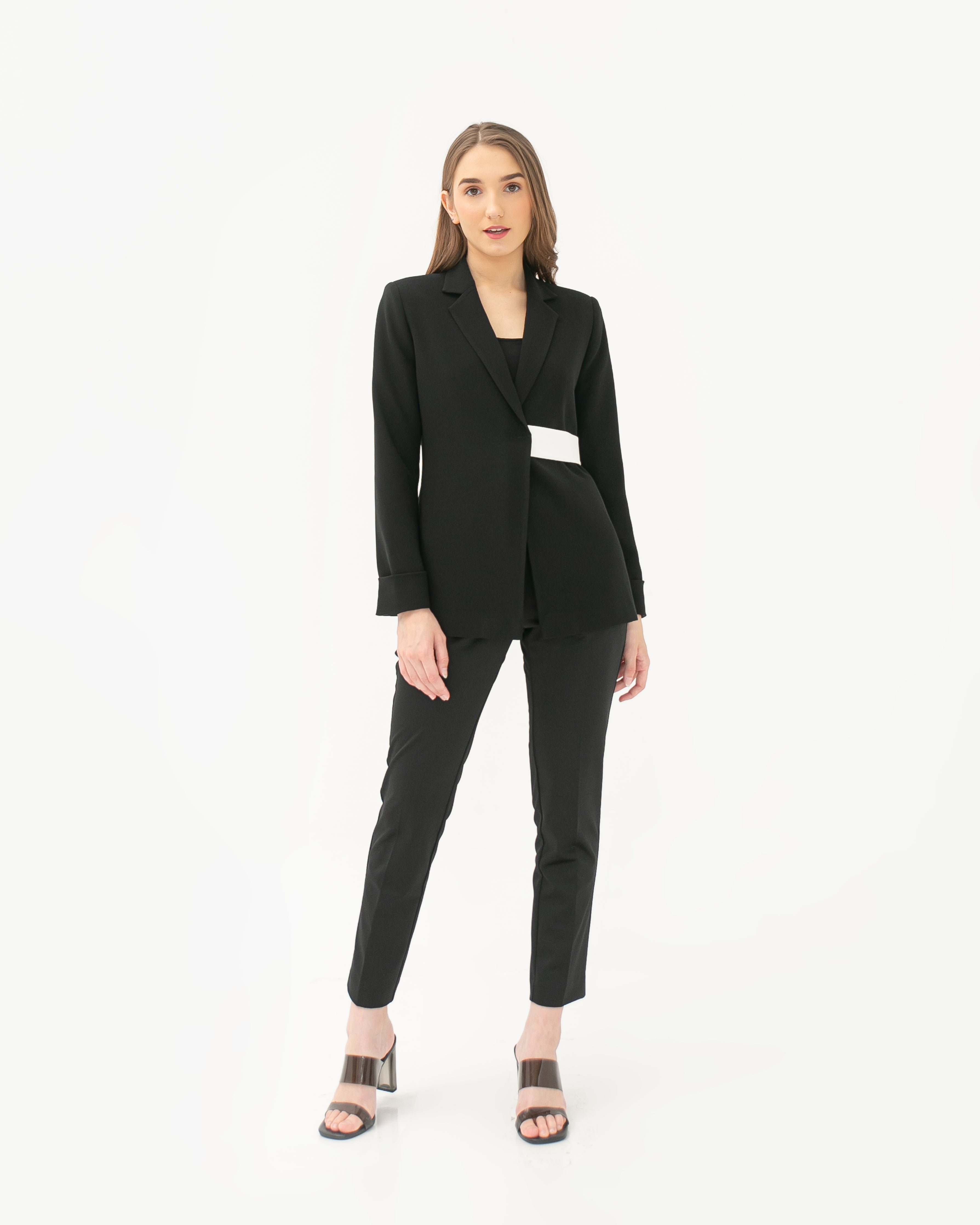 Belted discount wrap blazer