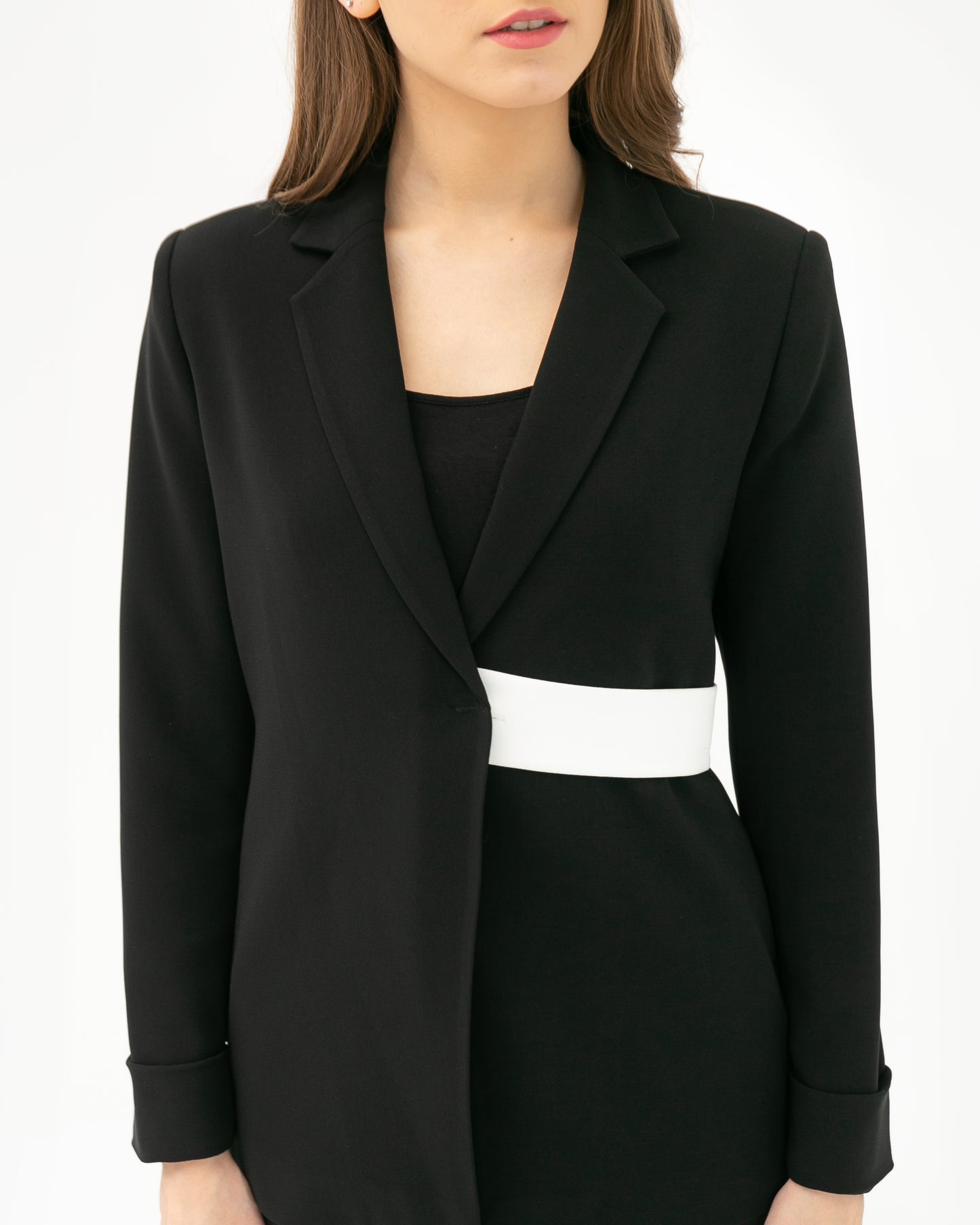 Agatha Belted Wrap Blazer