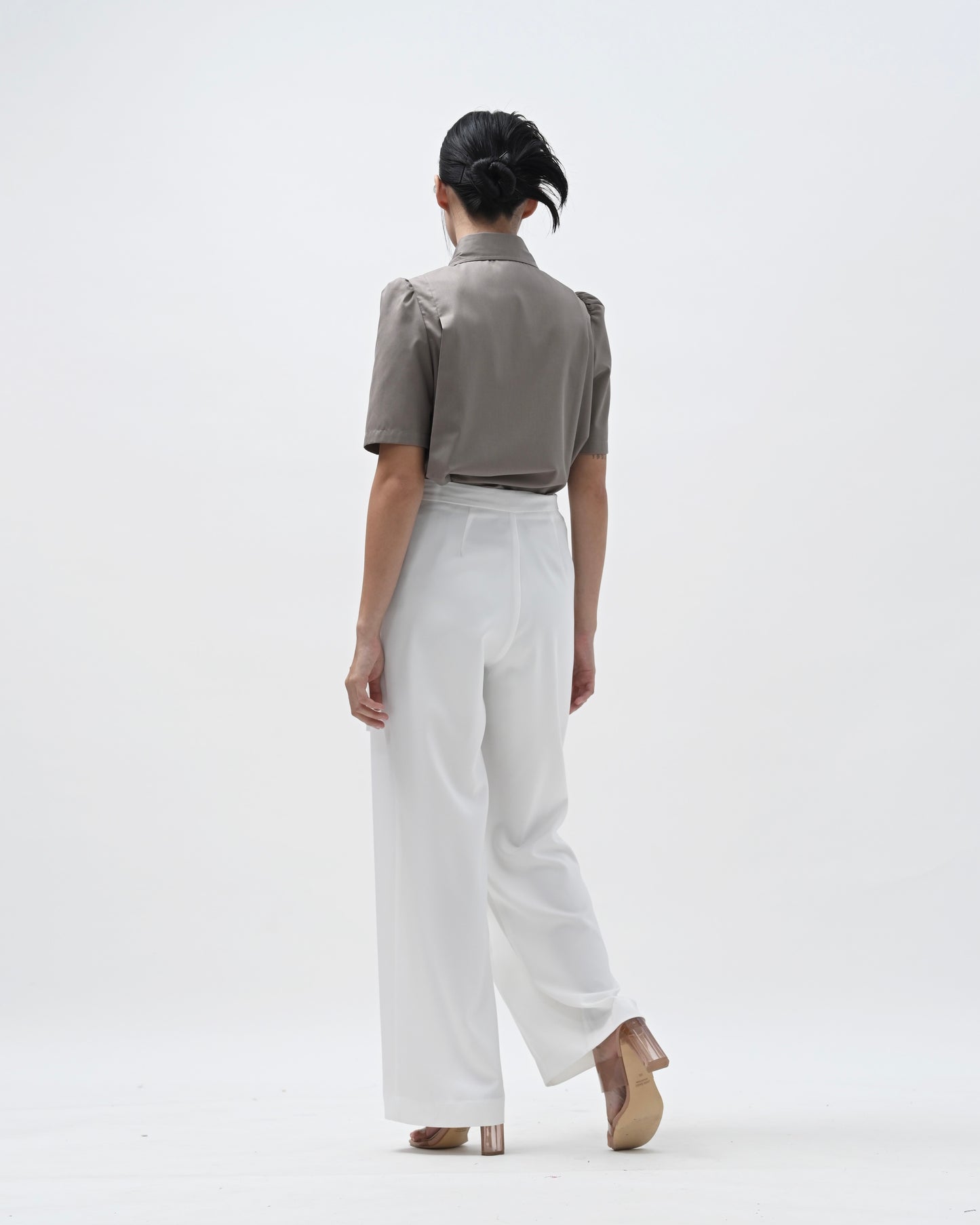 Samantha D-Ring Pleated Trouser