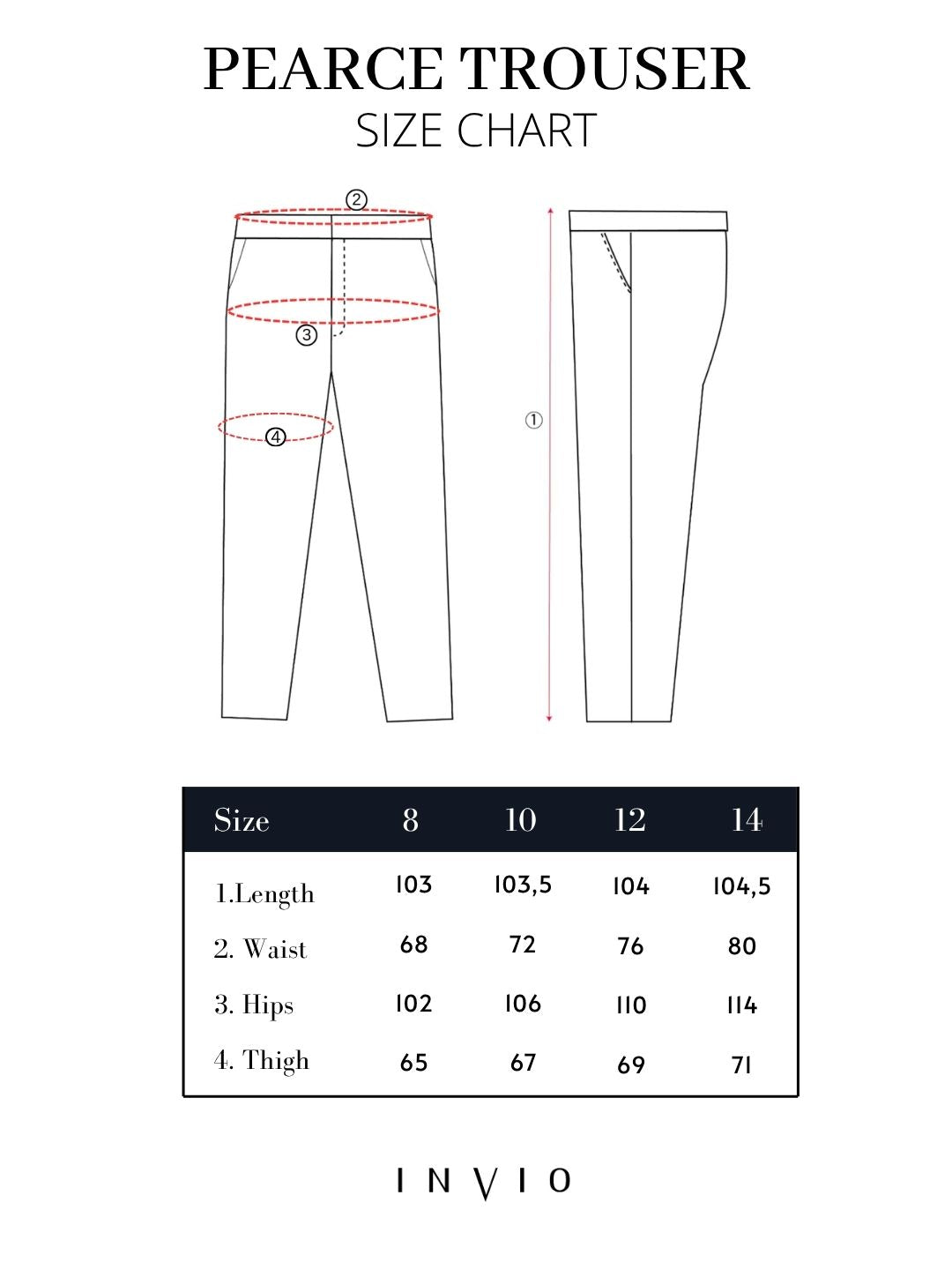 INVIO Pearce Tailored Bootcut Trousers Grey | Celana Wanita - Costa